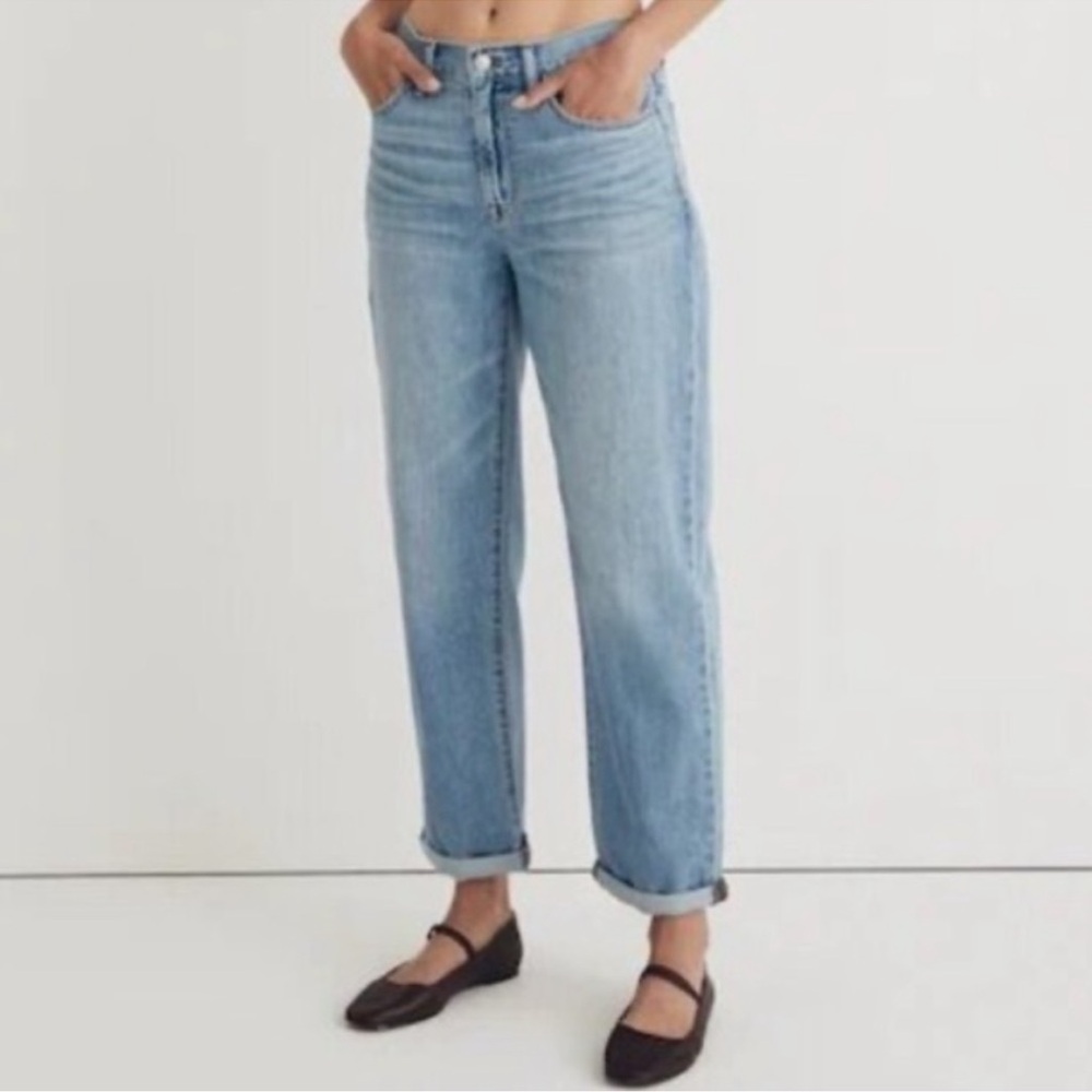 Madewell slouchy boy jean Ruby vale wash